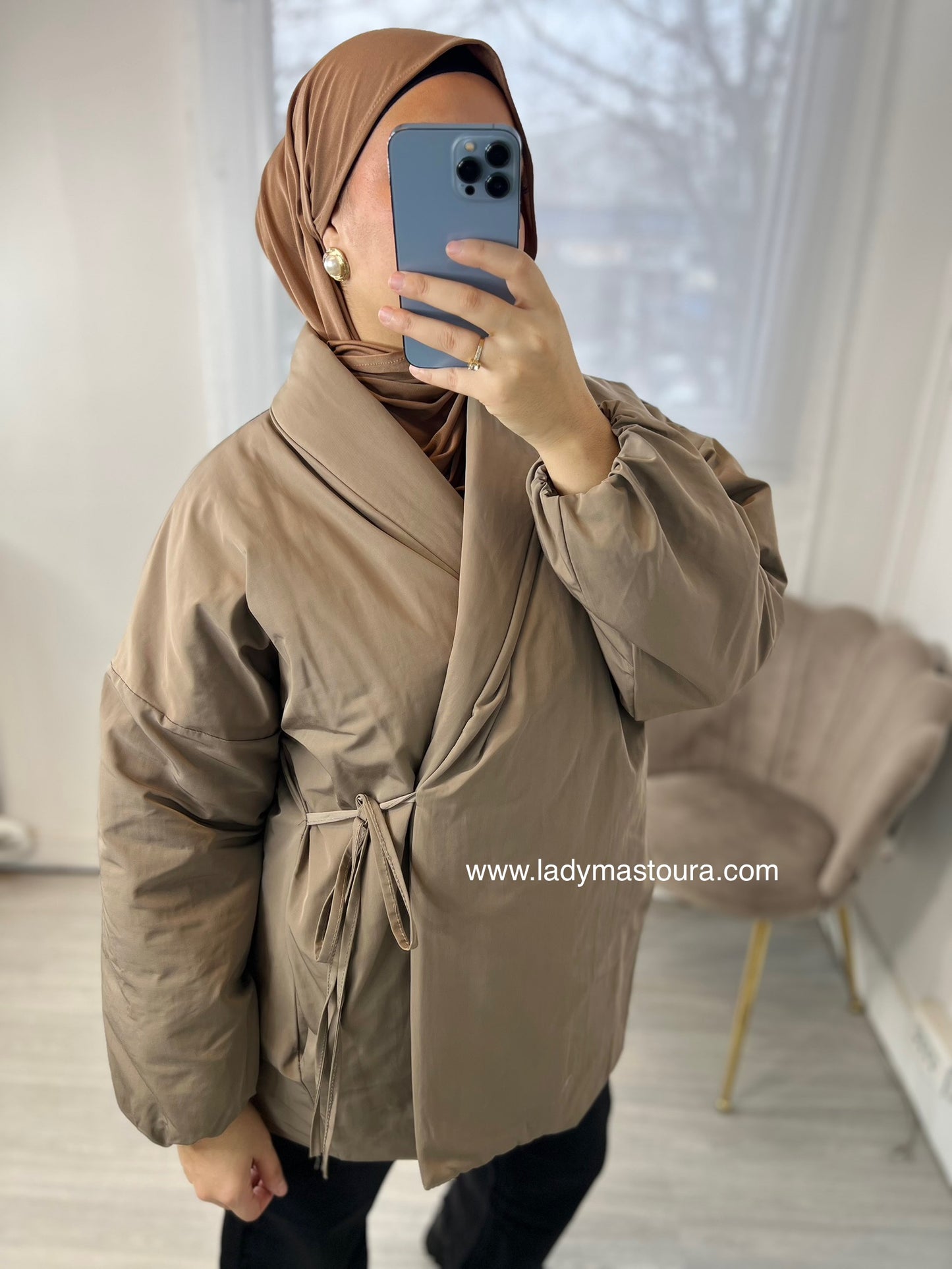 Veste Houda Taupe