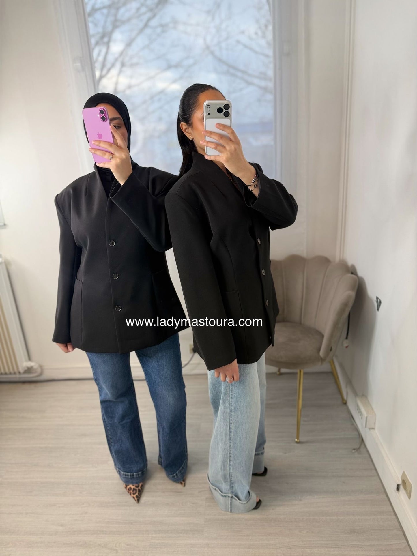Blazer Zahra- Noir