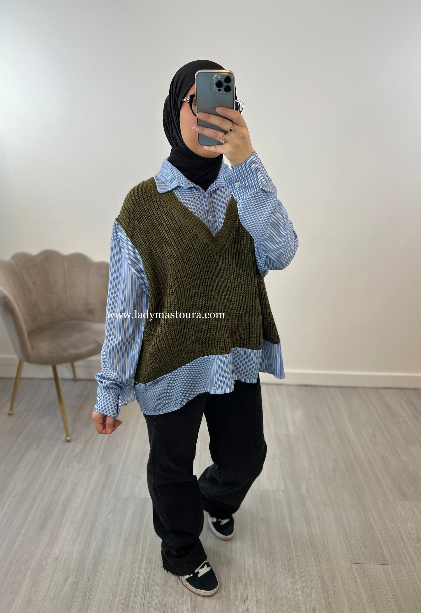 Hijab à pression (Plusieurs coloris)