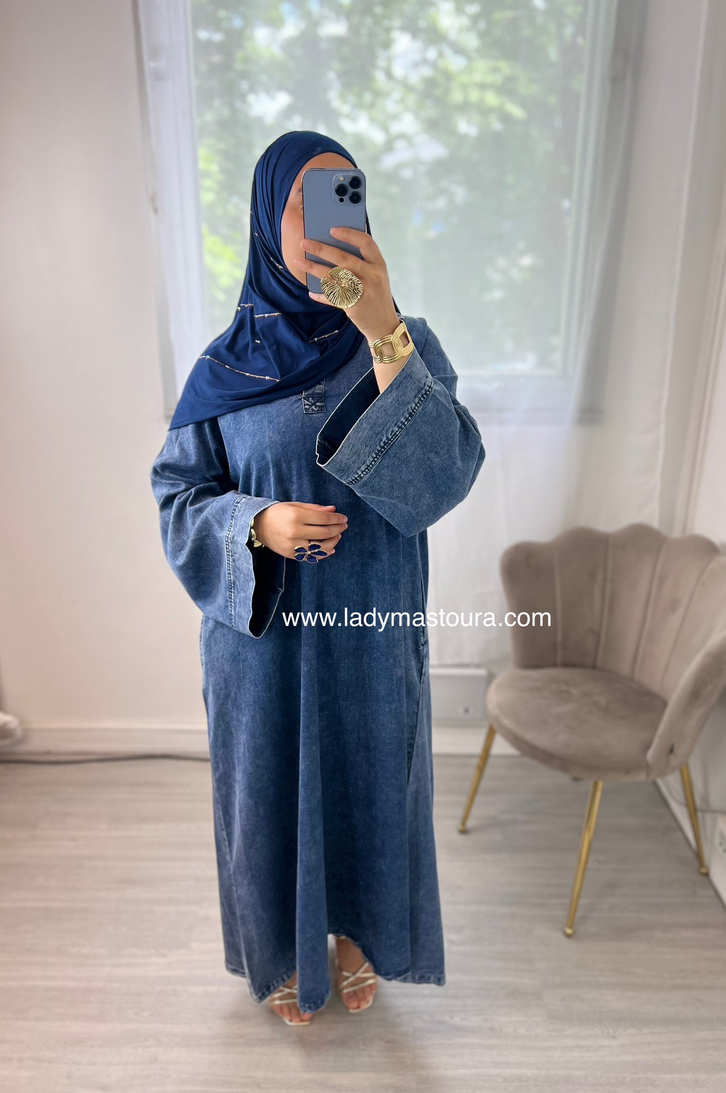 Robe Denim Sahar - Bleu