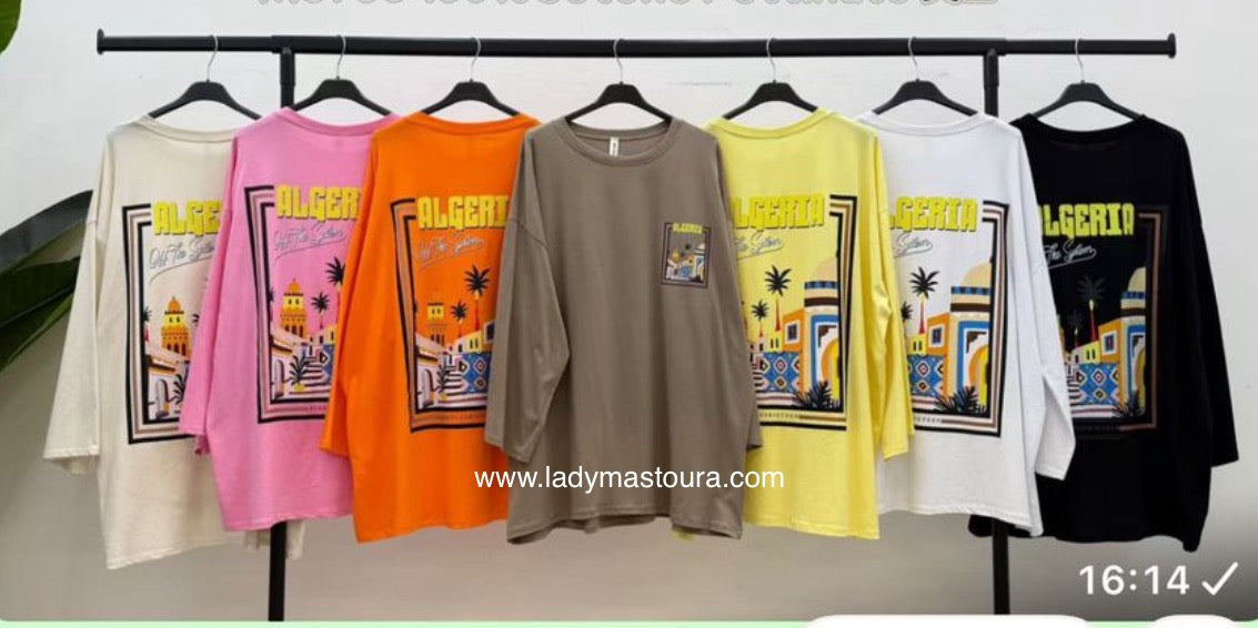 Tee-Shirt Algérie - Plusieurs Coloris