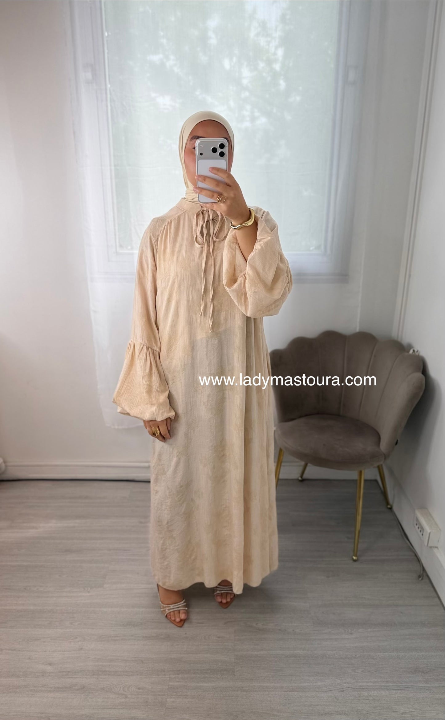 Robe Noeud - Beige