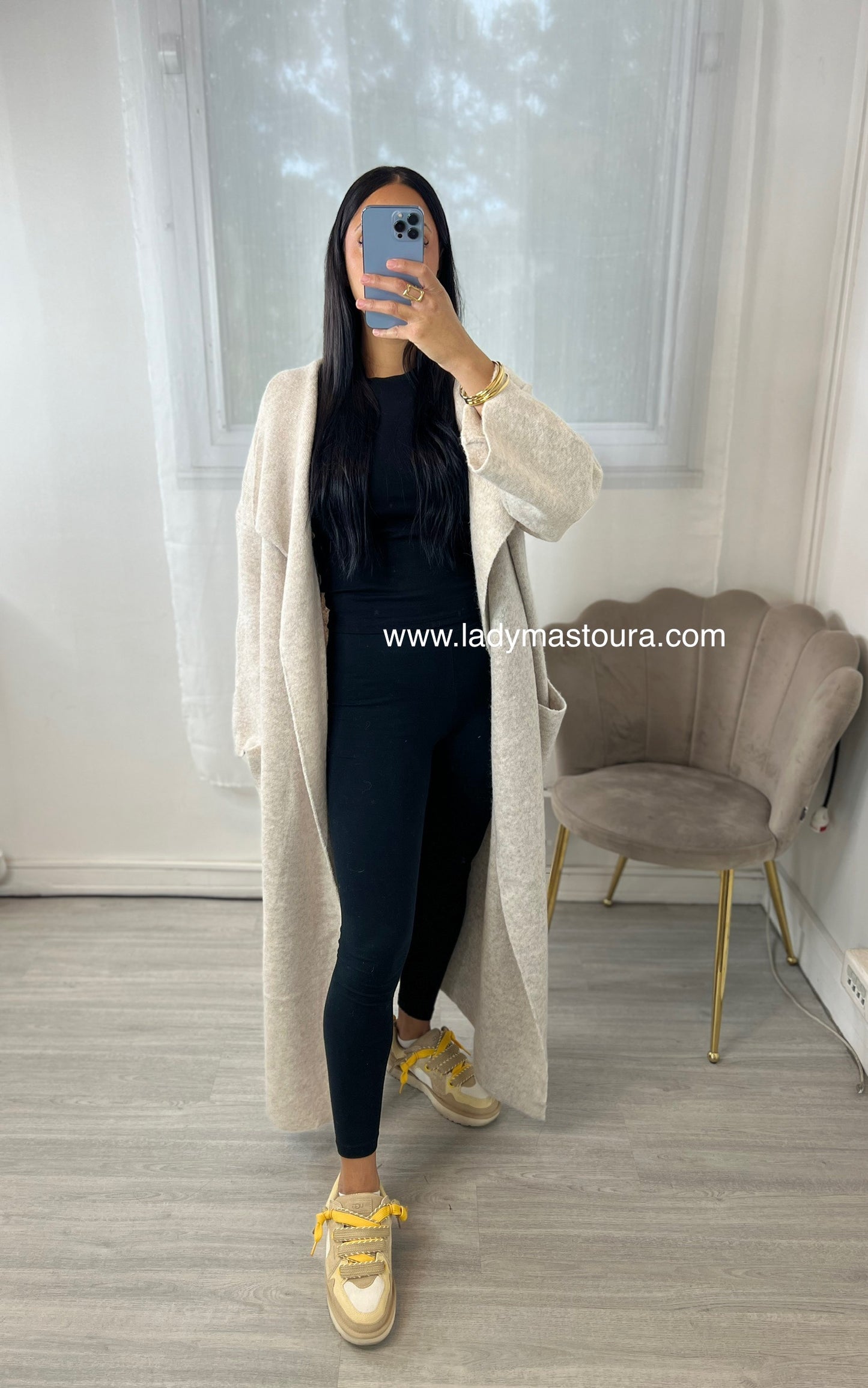 Cardigan Long - Beige