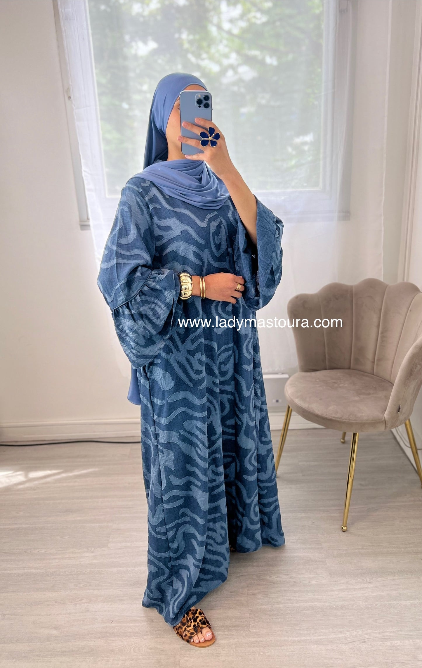 Robe Wissal - Bleu jean