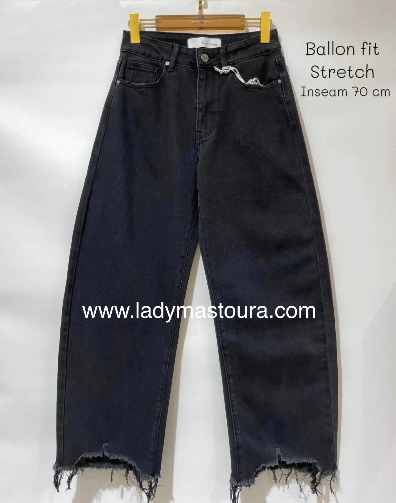 Jeans Ballon - Noir