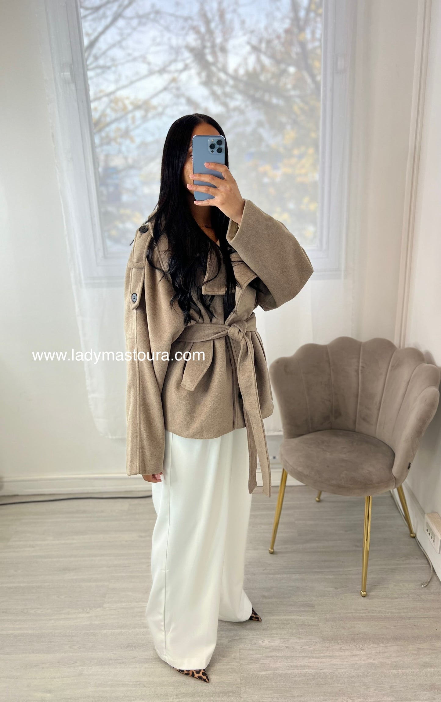 Manteau Sonia Laine - Beige