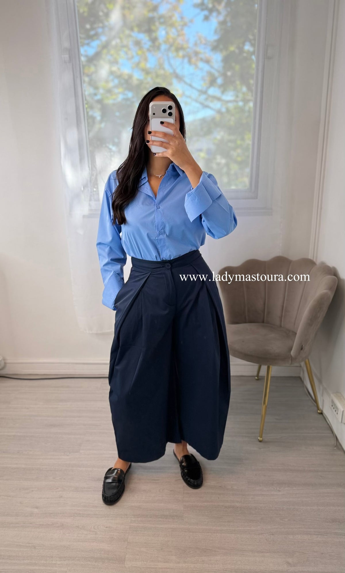 Pantalon Yeni - Bleu Marine