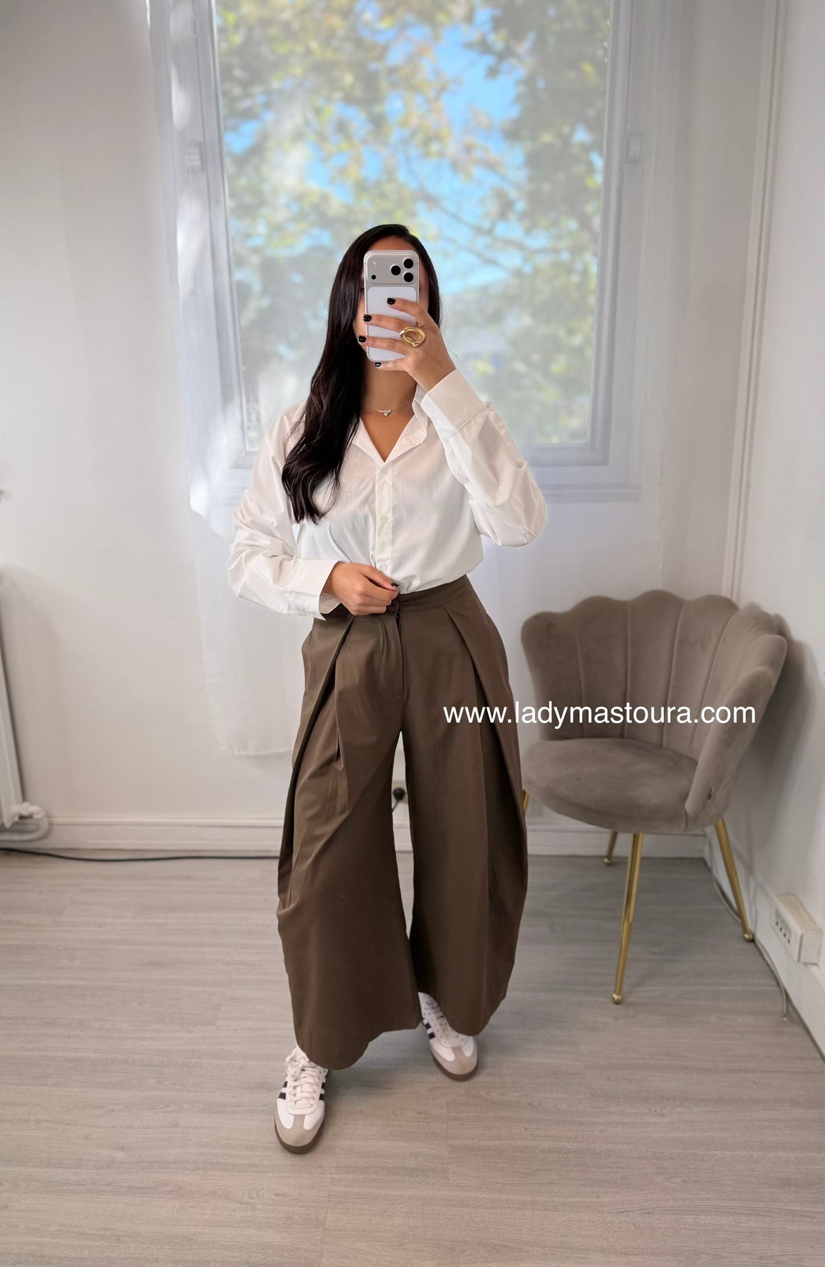 Pantalon Yeni - Marron