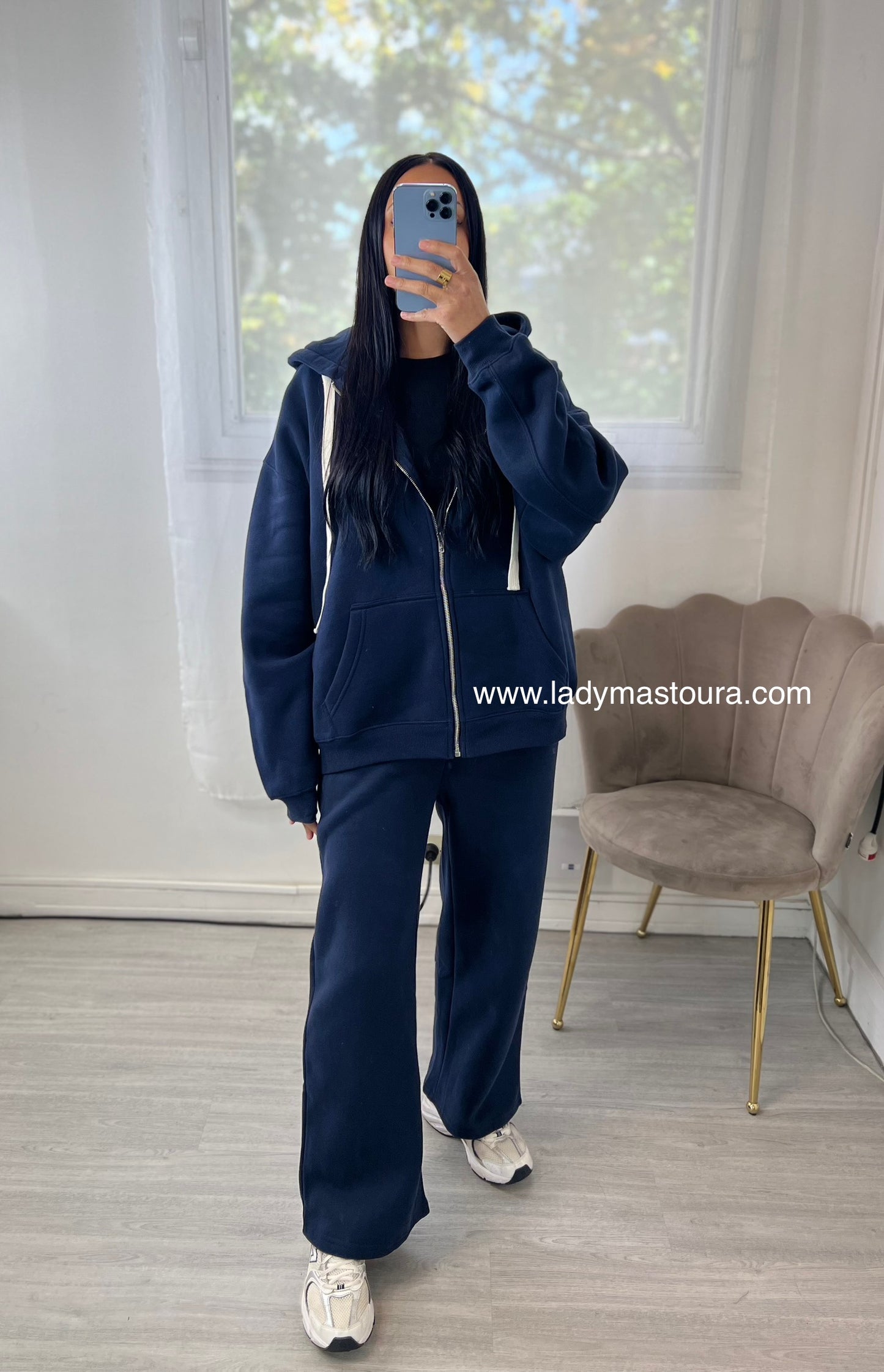 Gilet Sweat - Bleu Marine