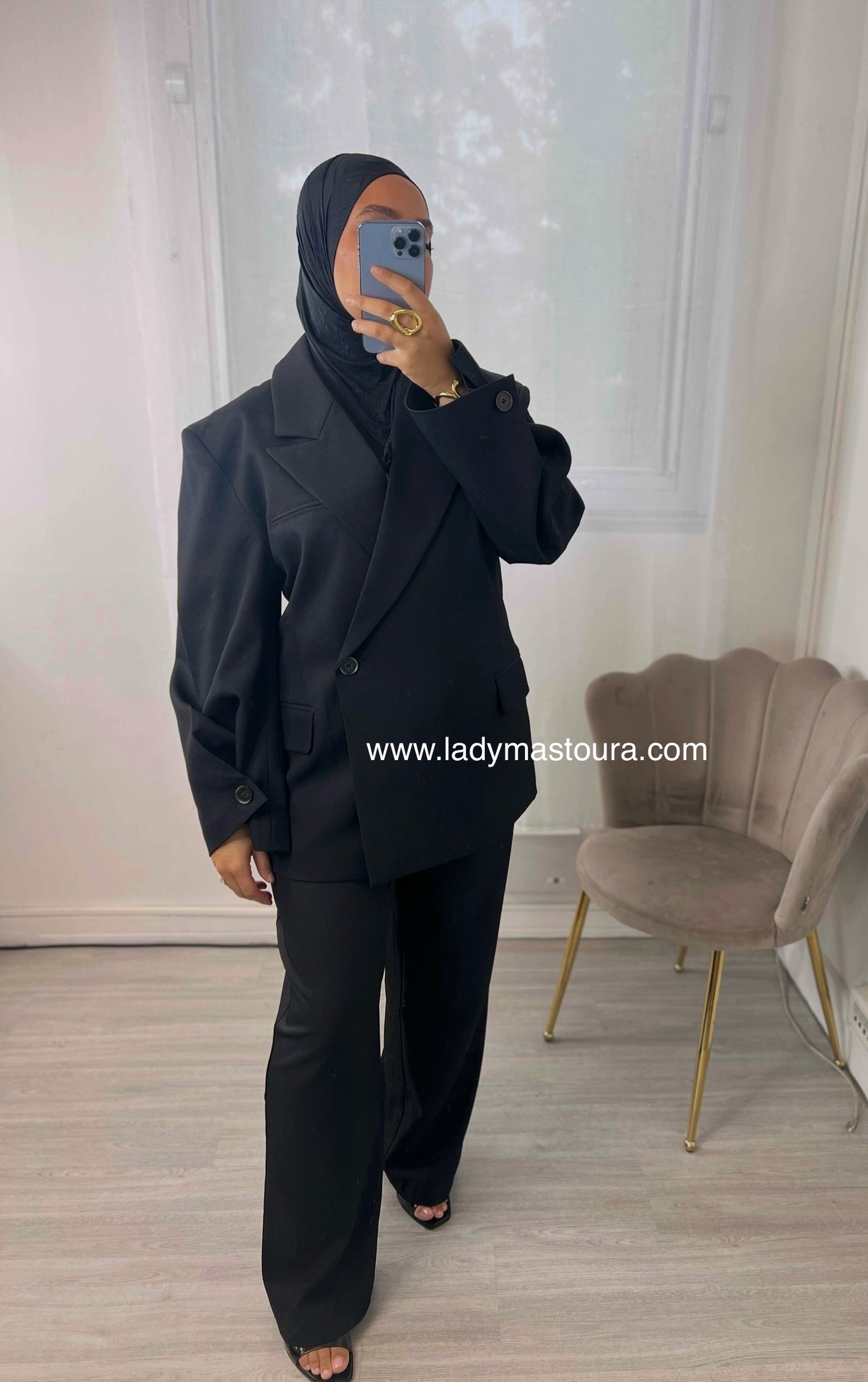 Blazer 1 Bouton - Noir