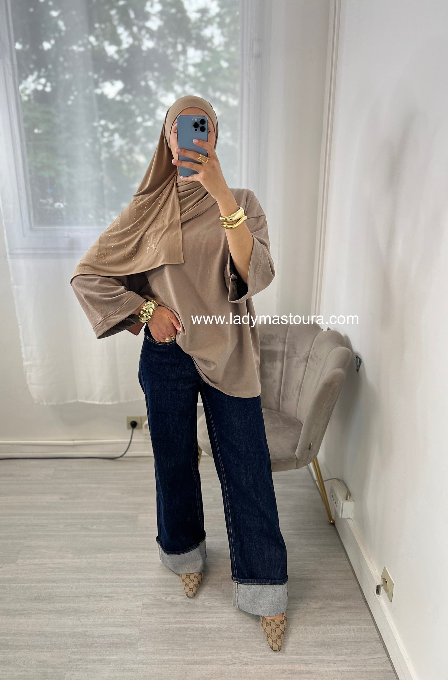 Jeans Saly - Bleu brut