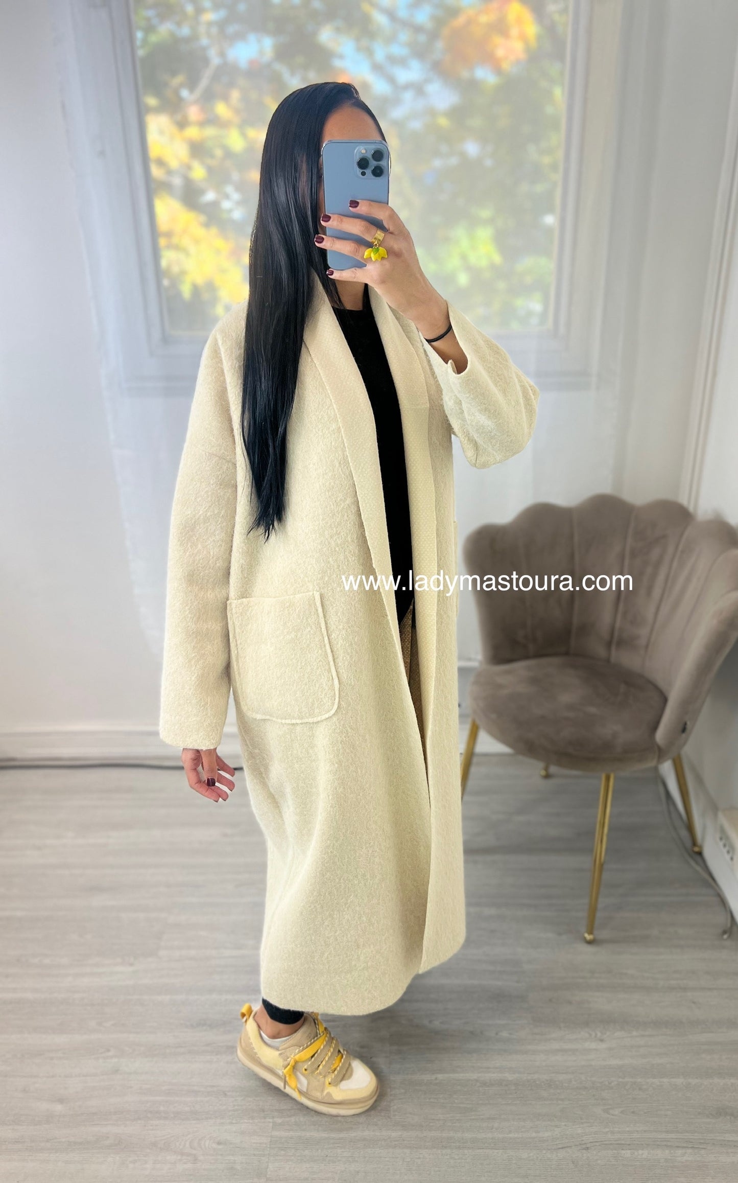 Manteau gilet - Beige