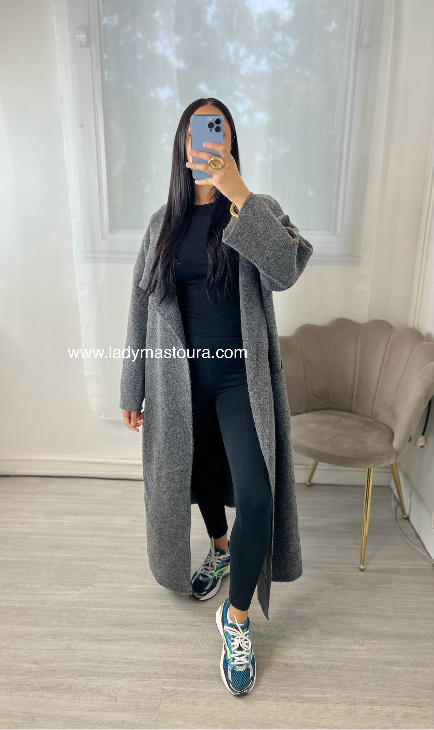 Cardigan Long - Gris