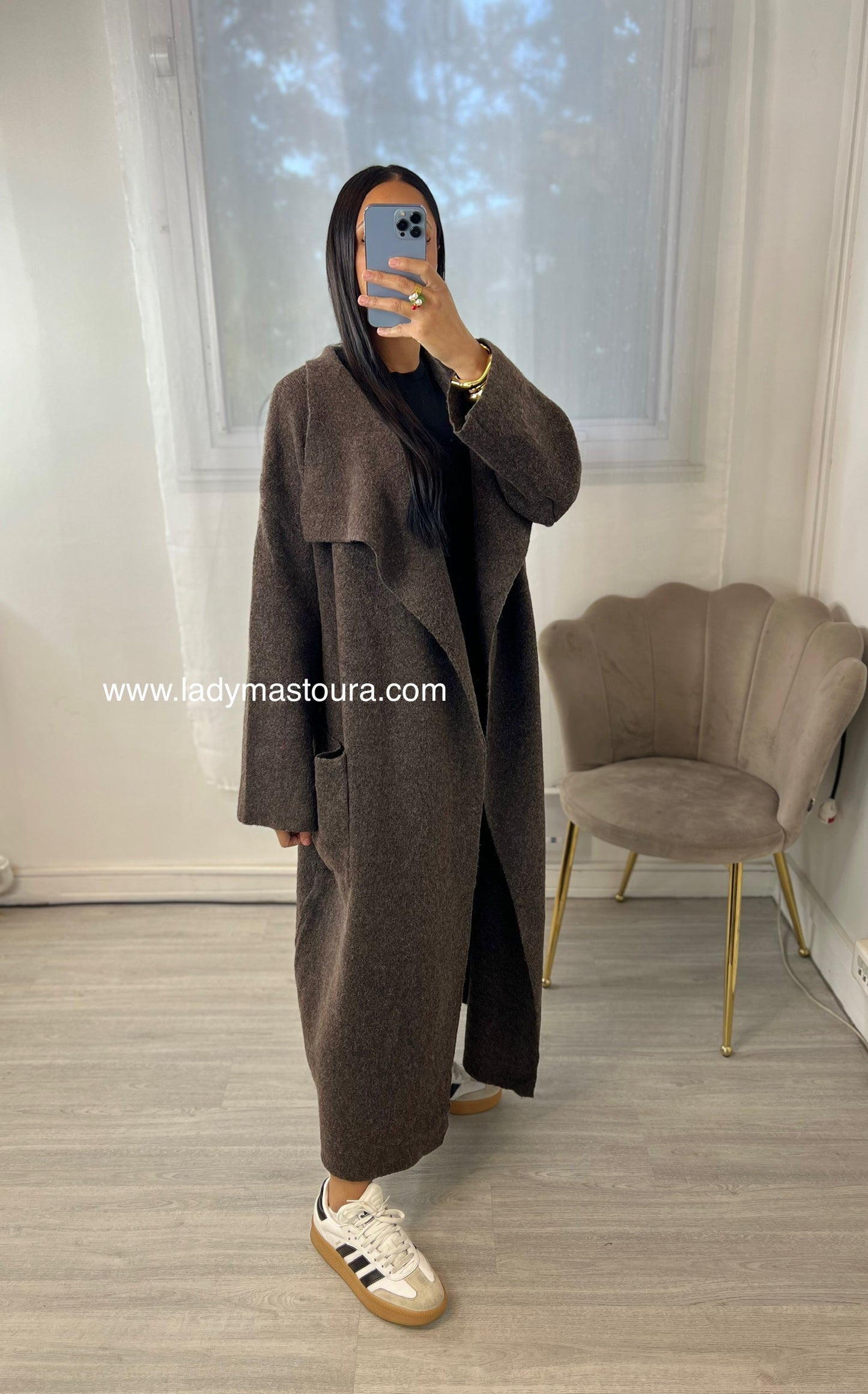 Cardigan Long - Chocolat
