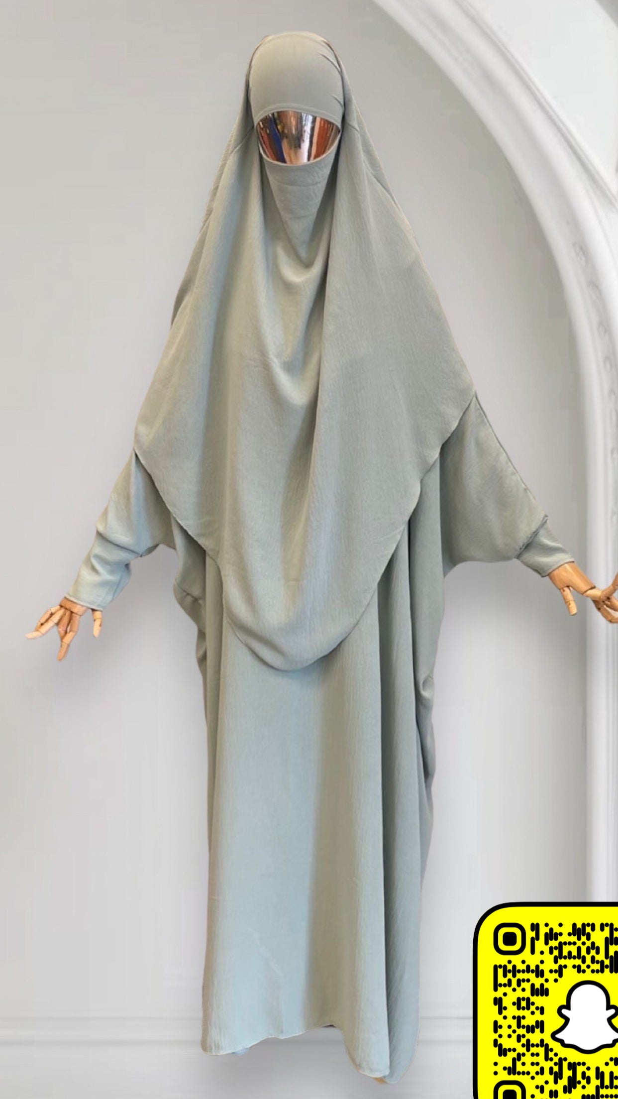 Ensemble Khimar + Abaya en jazz - (Plusieurs coloris)