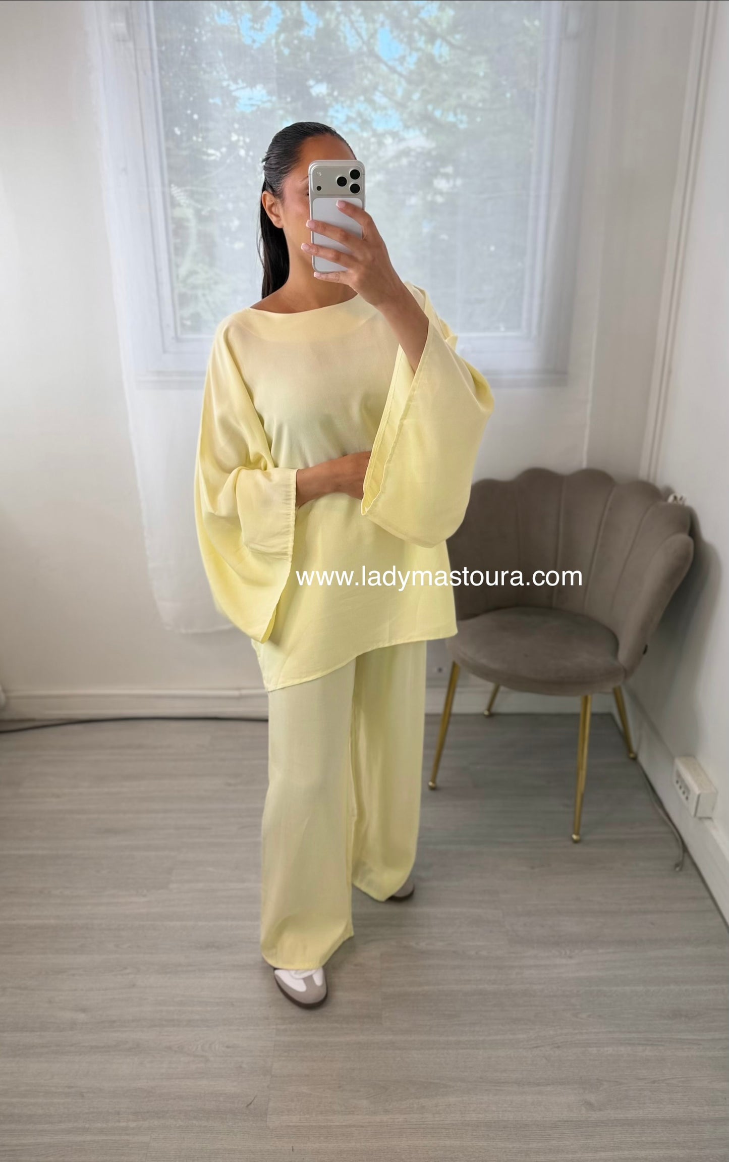 Ensemble fluide Inaya - Jaune