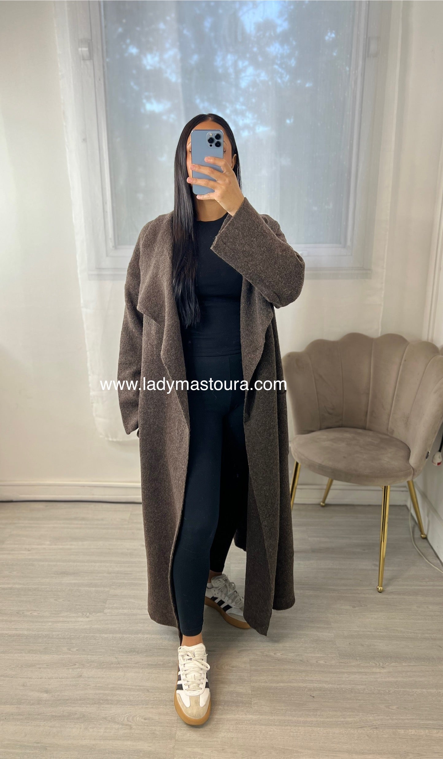 Cardigan Long - Chocolat
