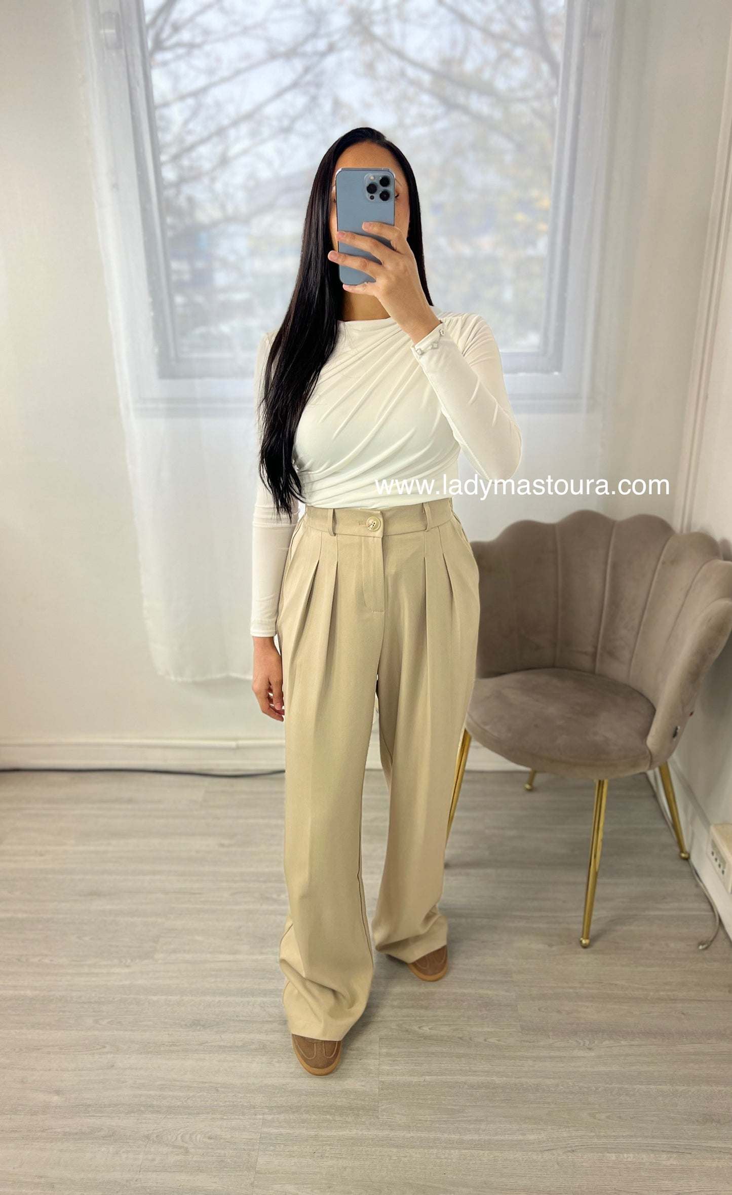 Pantalon Classique - Beige