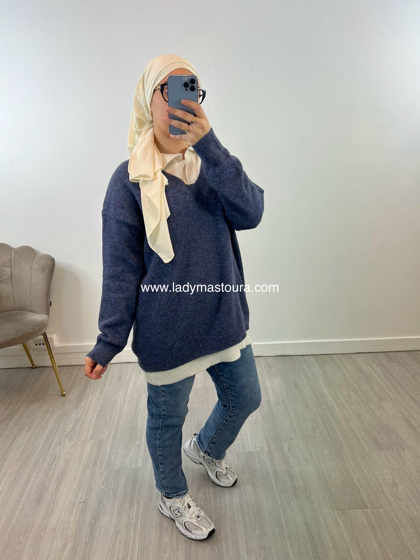 Pull Jasmine - Bleu
