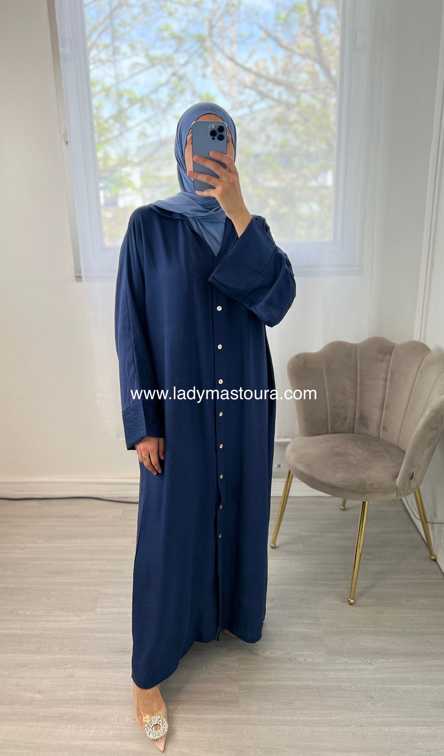 Robe Samia - Bleu Marine