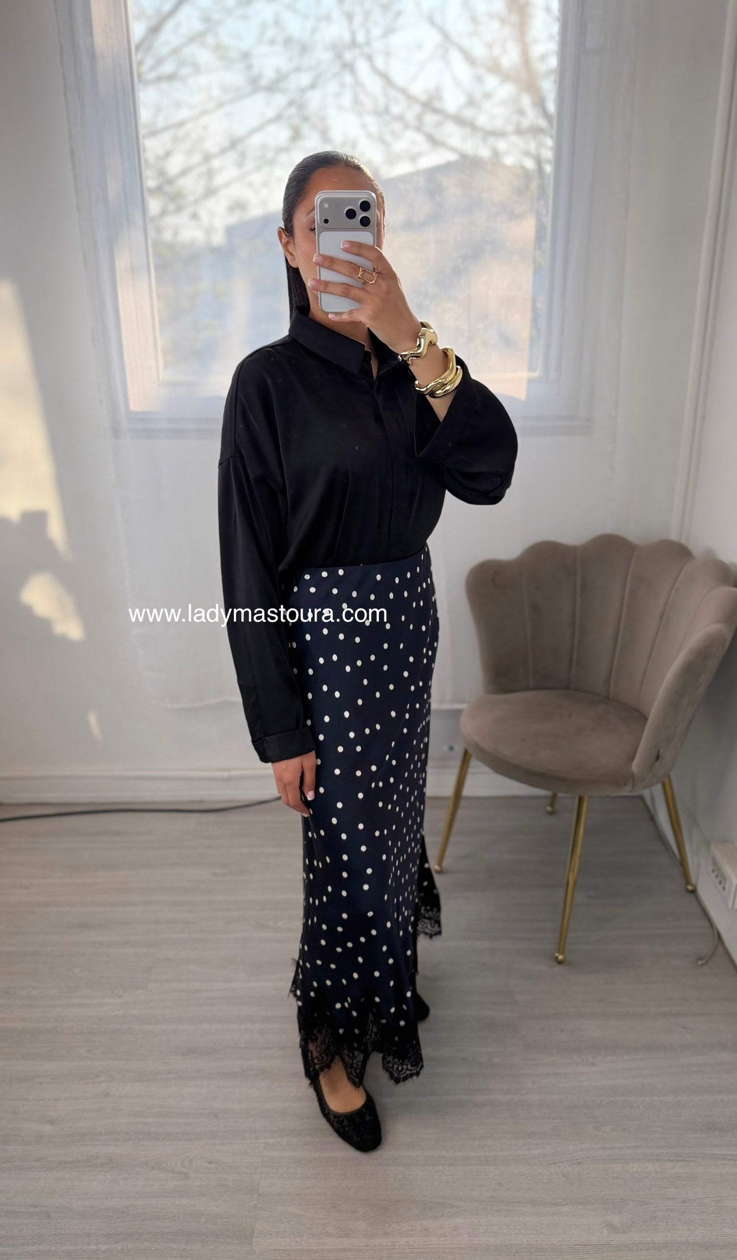 Blouse Jasmine - Noire