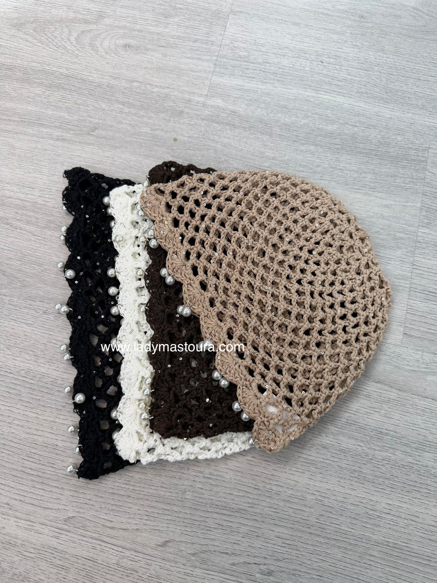 Bonnet crochet - plusieurs coloris