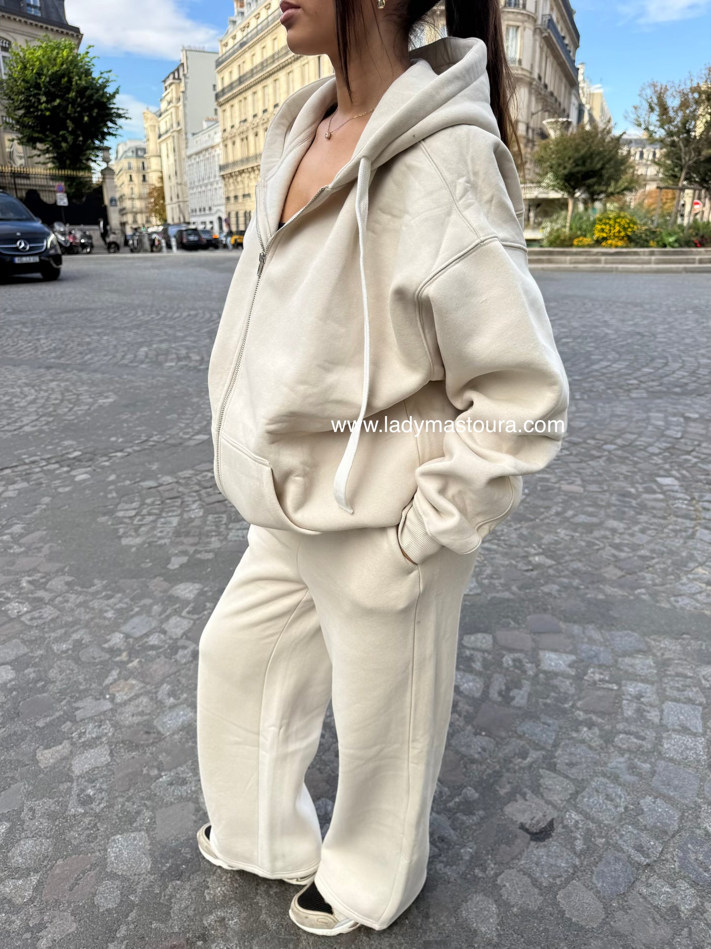 Gilet Sweat - Beige