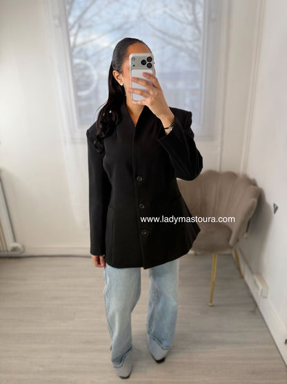 Blazer Zahra- Noir