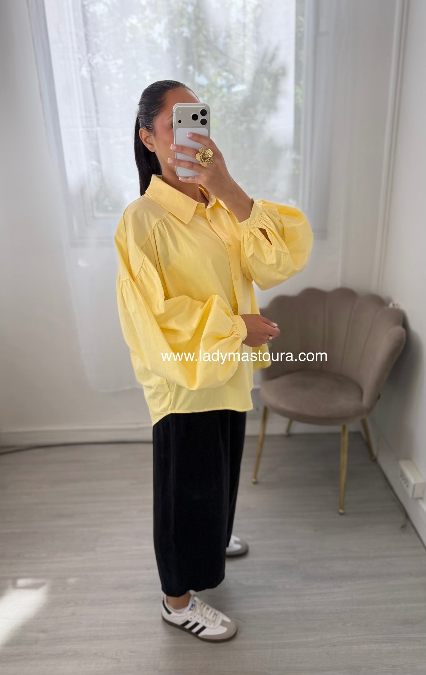 Chemise Ballon - Jaune