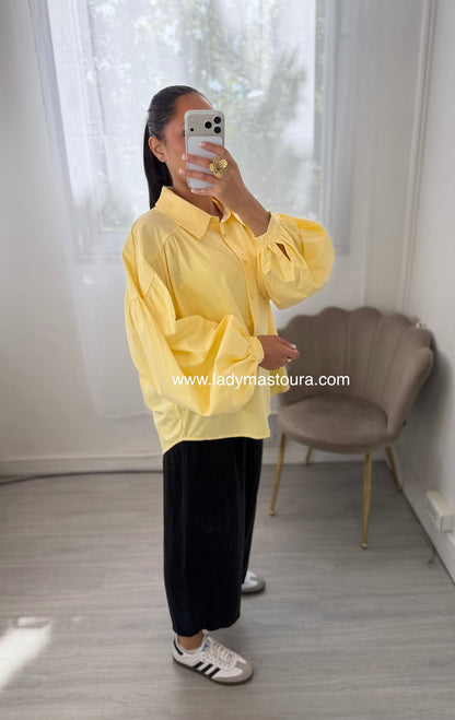 Chemise Ballon - Jaune