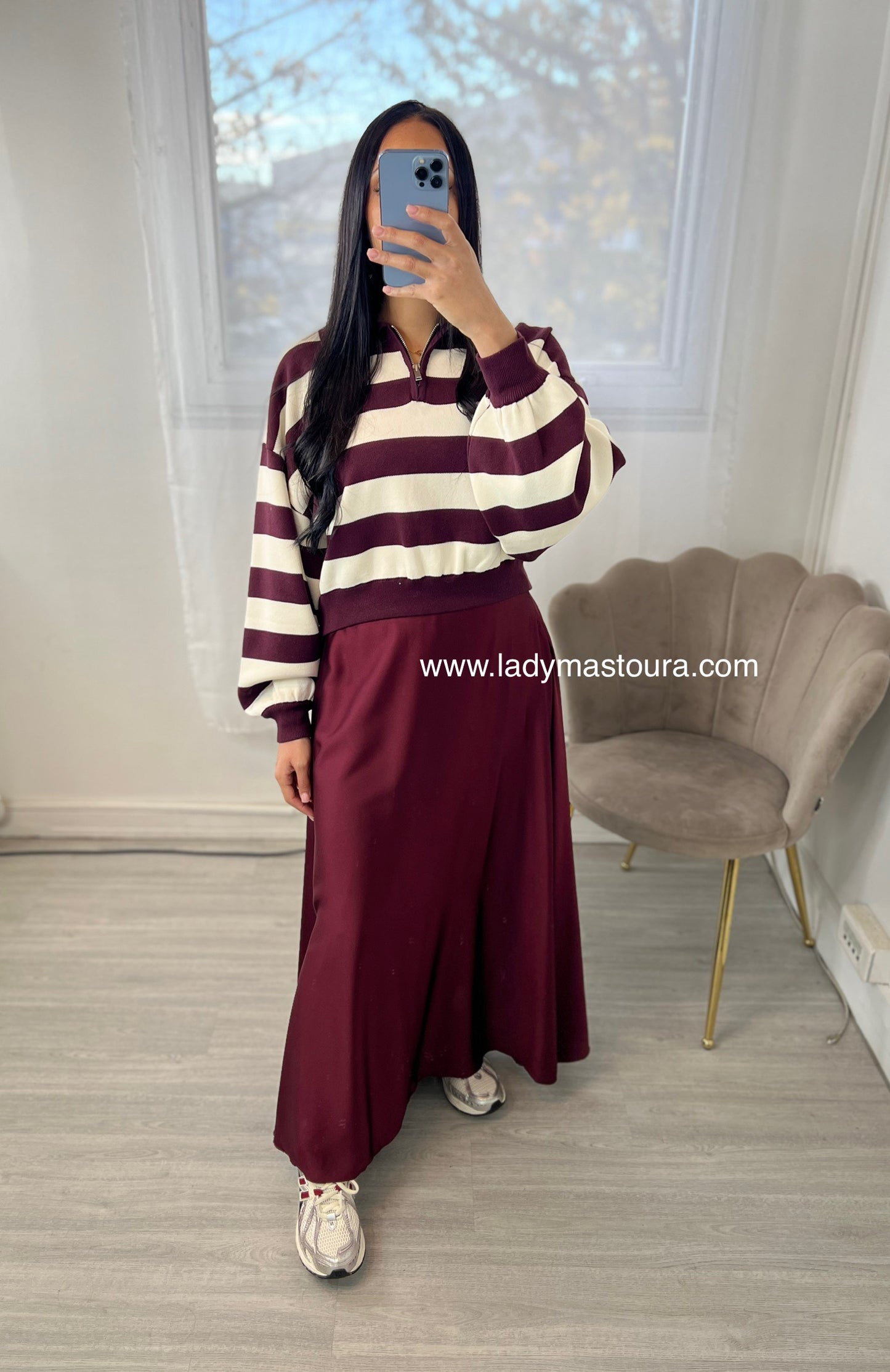 Pull bordeaux