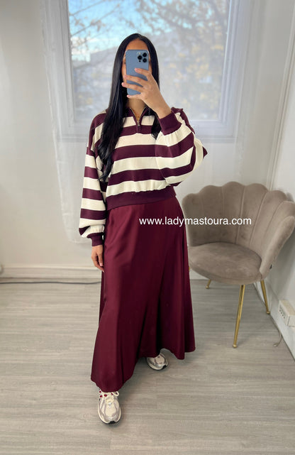 Pull bordeaux