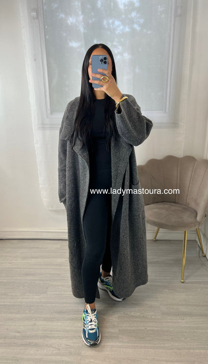 Cardigan Long - Gris