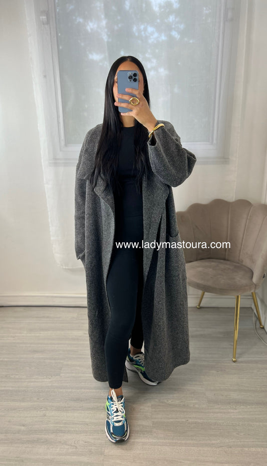 Cardigan Long - Gris