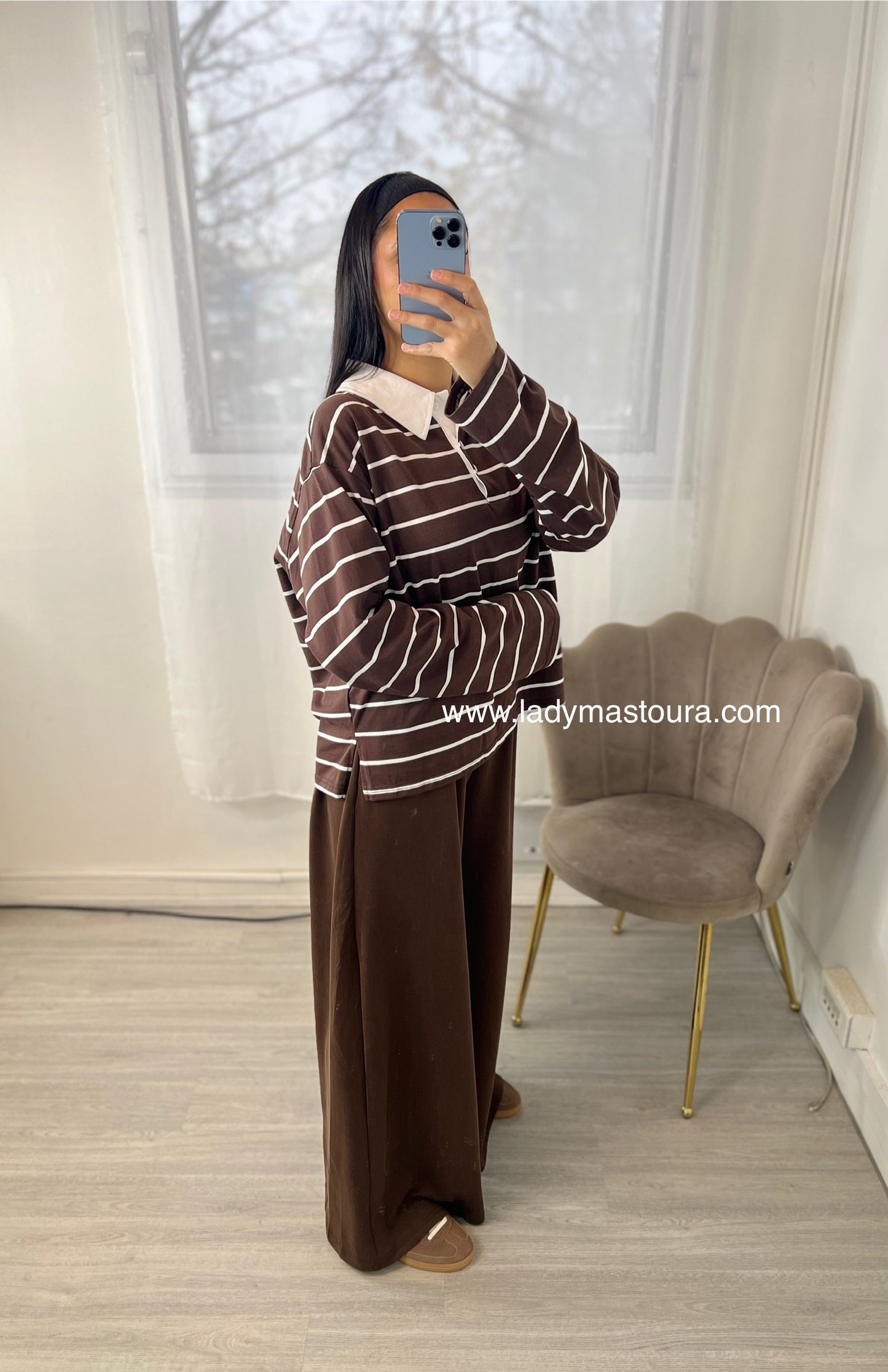 Polo  Marin - Chocolat