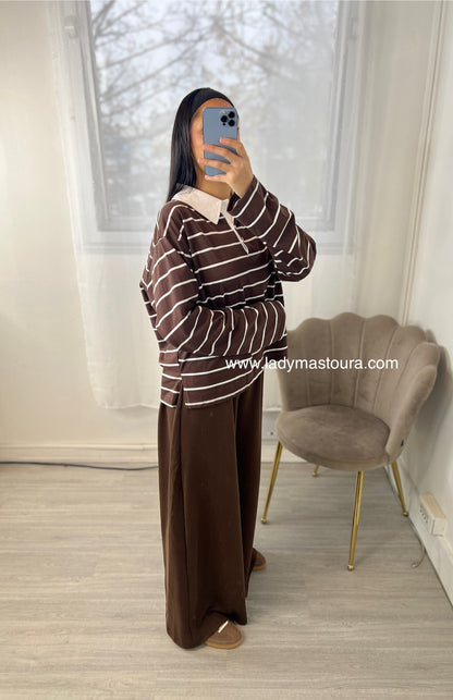 Polo  Marin - Chocolat