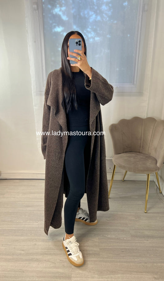 Cardigan Long - Chocolat