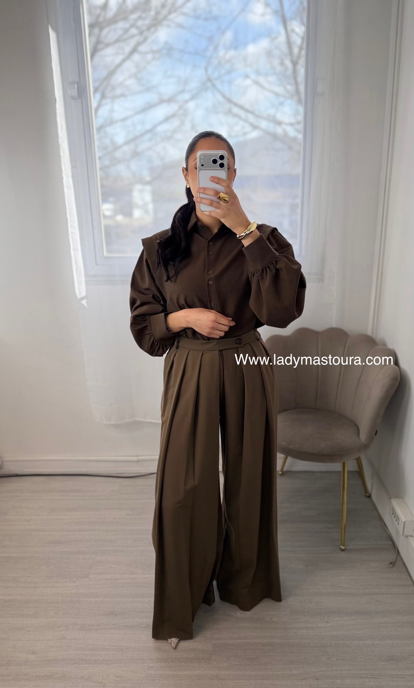 Pantalon Maya - Marron