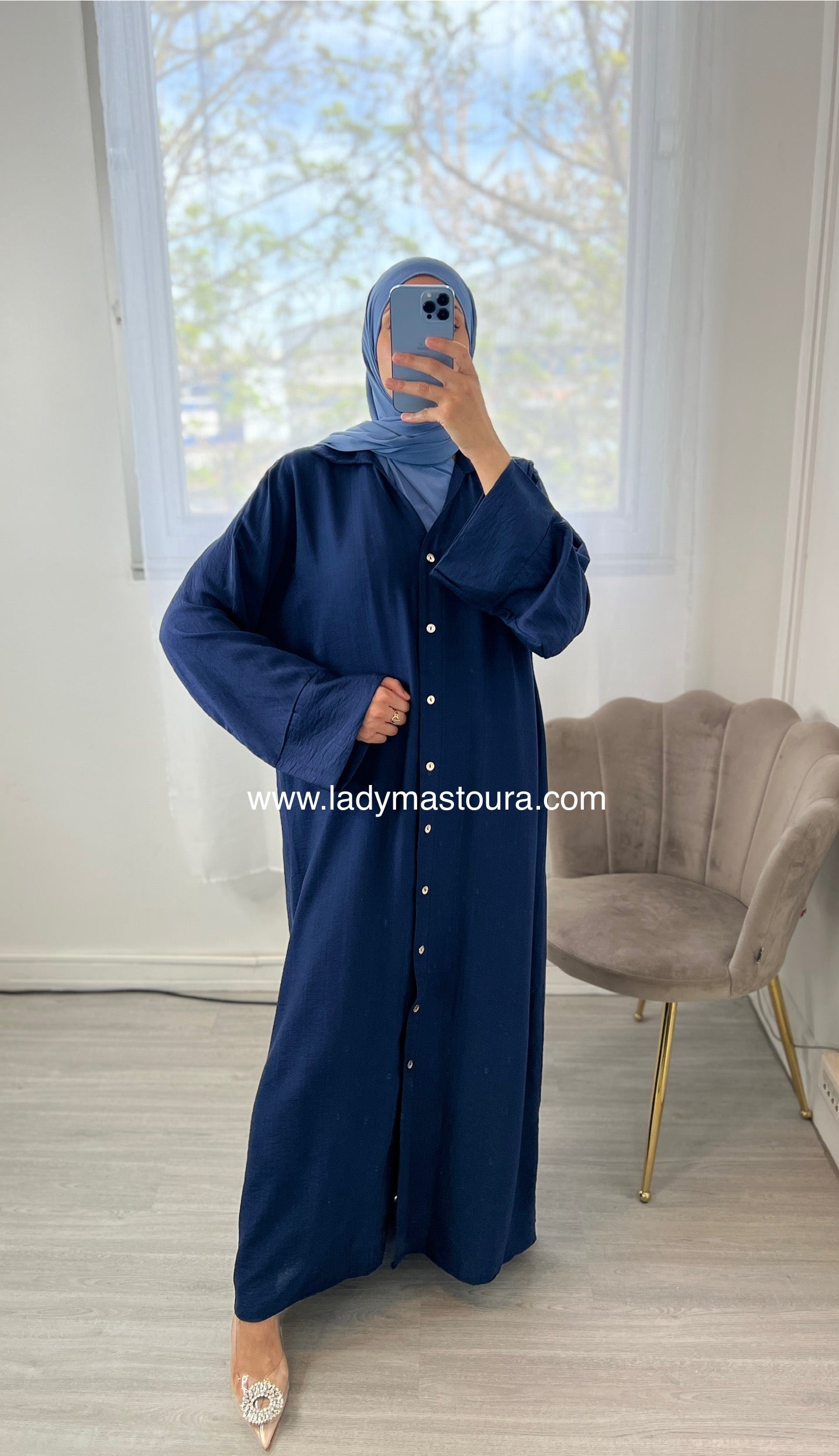 Robe Samia - Bleu Marine