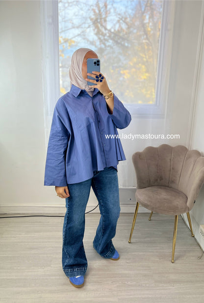 Chemise en popeline - Plusieurs coloris (Coton)