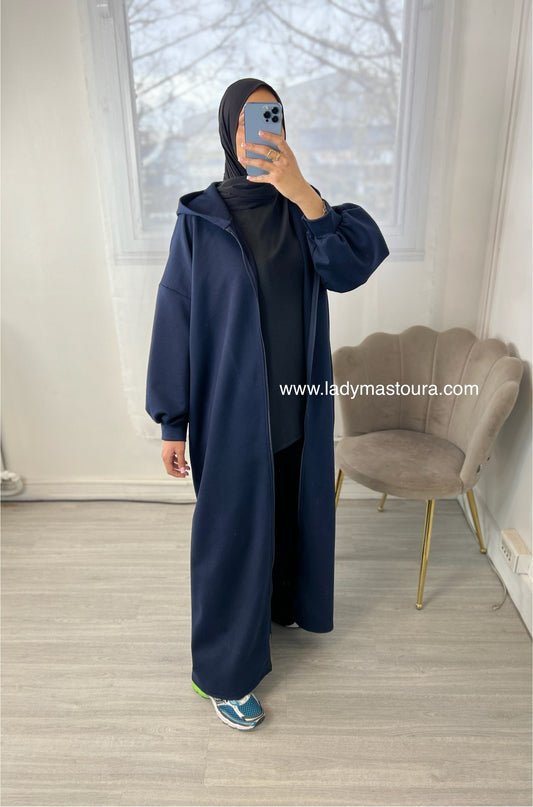 Gilet à Zip - Bleu Marine