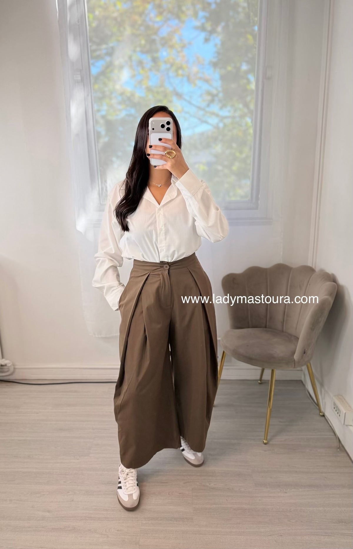 Pantalon Yeni - Marron