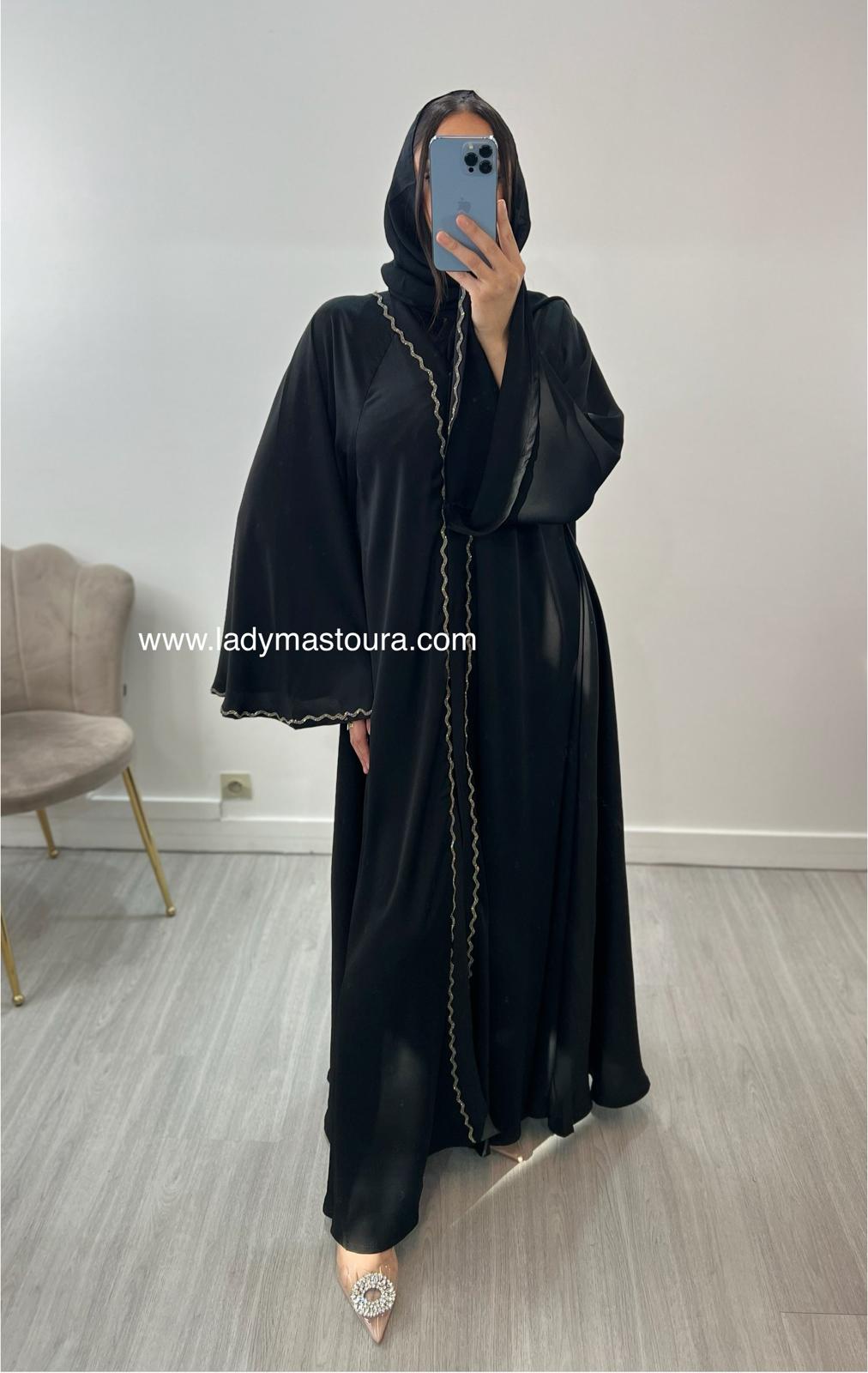 Abaya Made in dubai - Noire