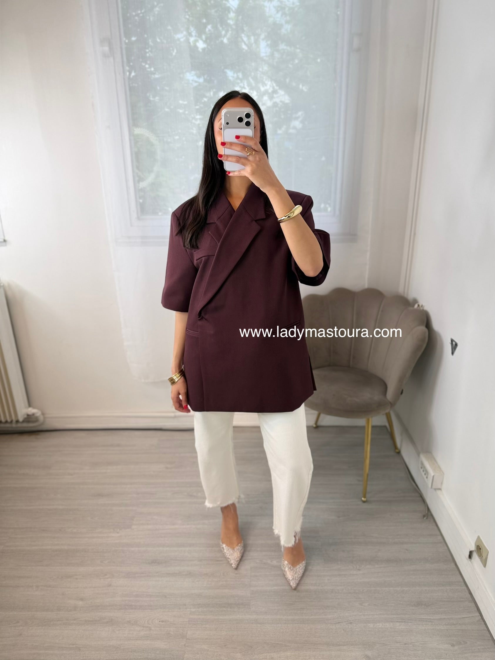 Jeans Ballon - Blanc