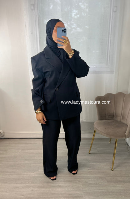 Blazer 1 Bouton - Noir