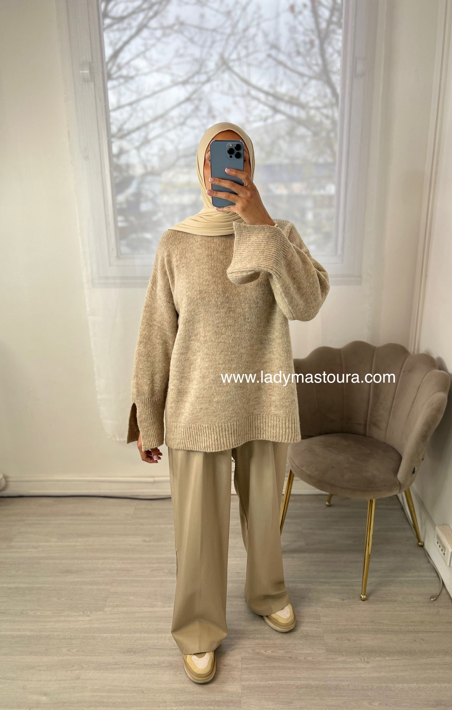 Pull Samia - Taupe
