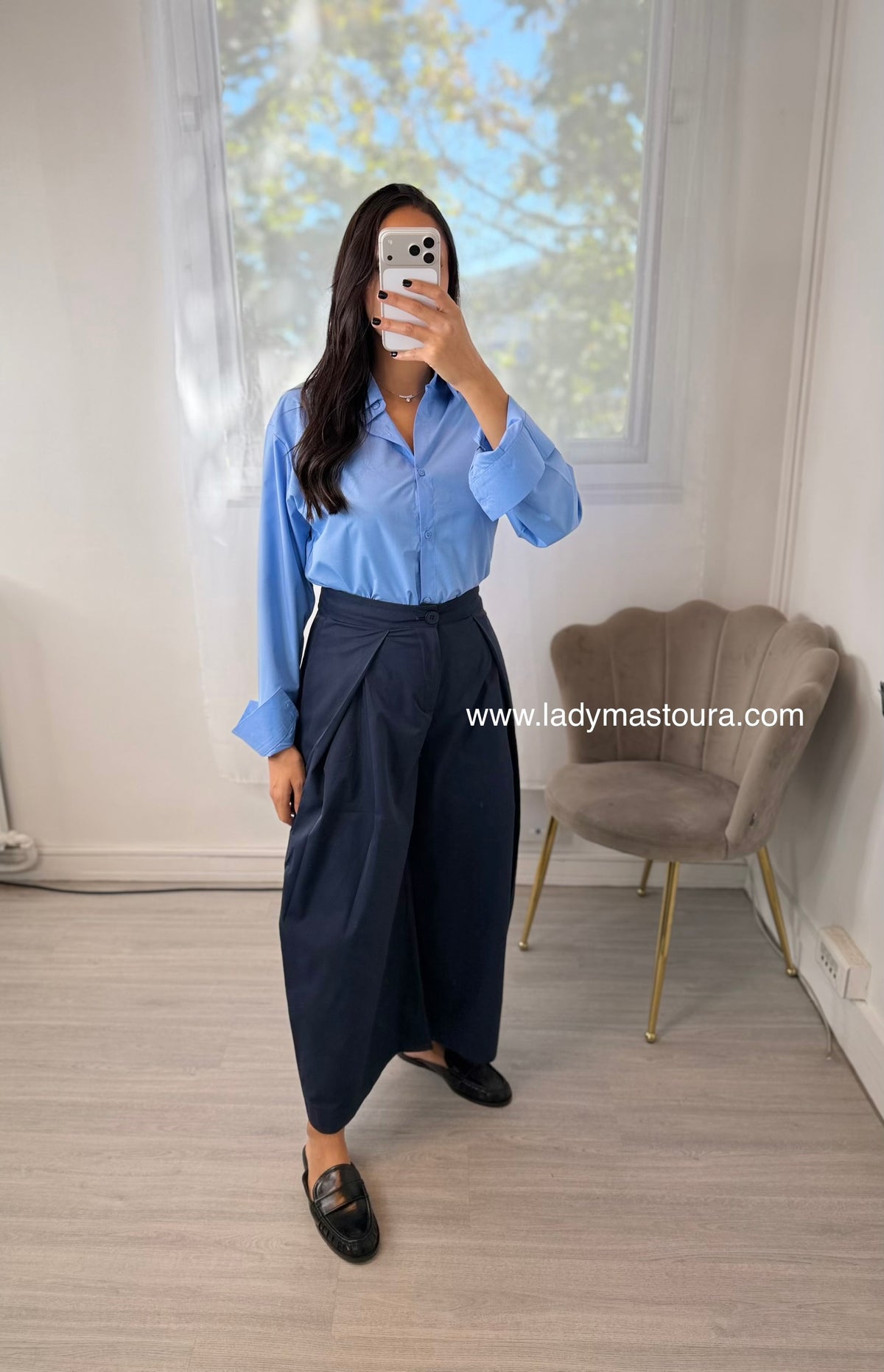 Pantalon Yeni - Bleu Marine