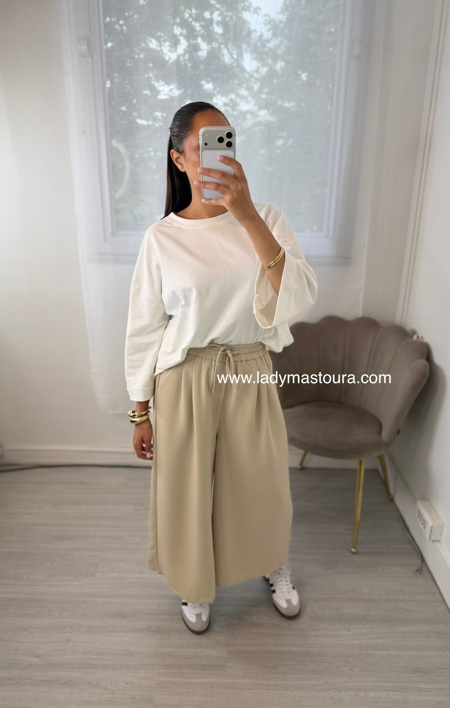 Pantalon sauté - Taupe