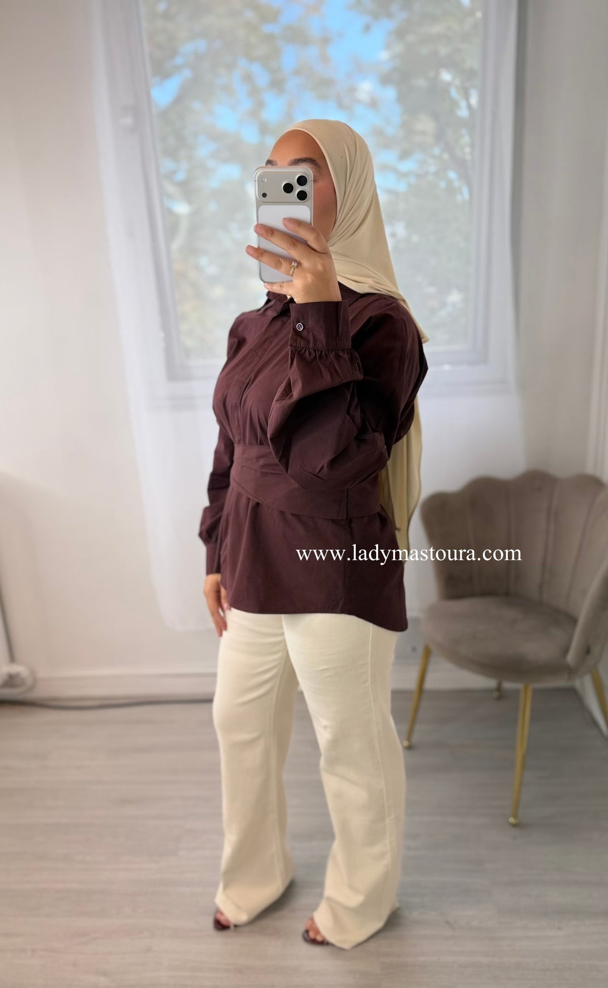 Chemise Leslie - Prune