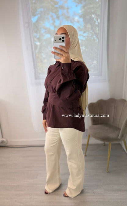 Chemise Leslie - Prune